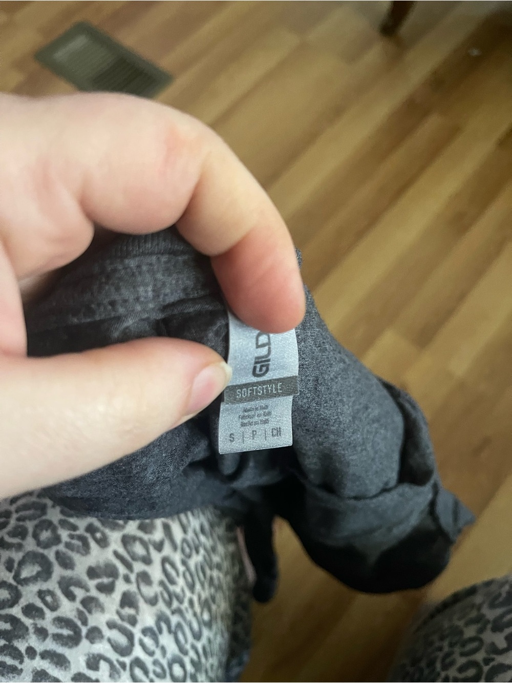 Gildan Kids' Dark Heather Gray Leggings